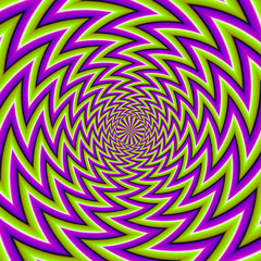 Abstract green  background (spin illusion)