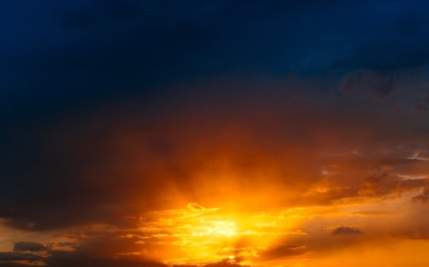 Fototapeta premium Beautiful sunset