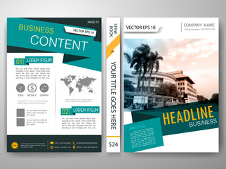 Vector brochure,magazine,modern flyers,cover,report,design templates,layout,green label,white background in a4 size,To adapt for business poste,portfolio,website,presentation,illustration