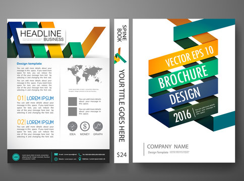 Vector magazine,modern flyers brochure,cove,annual report,design templates,layout with colorful abstract line and gray background in a4 size,To adapt for business poster,presentation,illustration