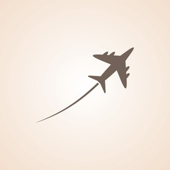 Icon Of Airplane.