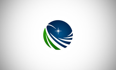  circle business company logo