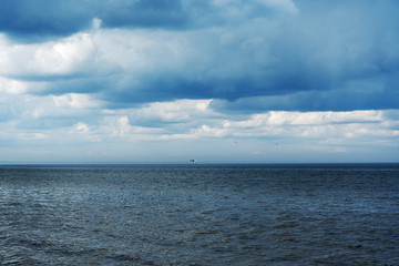 Dark Baltic sea.