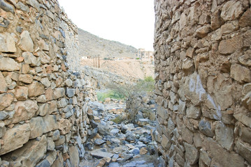 Image of ruins on Jebel Akhdar in Oman