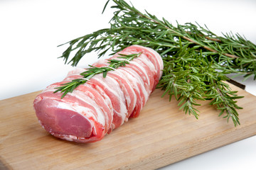 Food cousine meat composition, ingredient for eating
