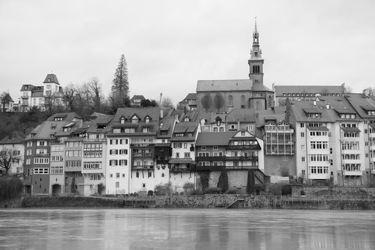 Laufenburg im Kanton Aargau in der Schweiz 