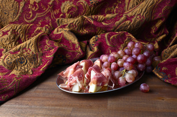  Spanish jamon with melon