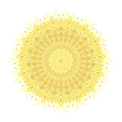 Fototapeta premium Mandala Line Template