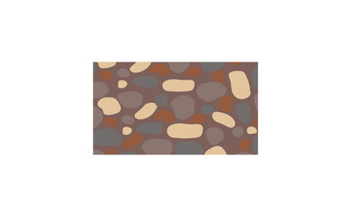 Background Stone Wall architecture rock vector illustration.