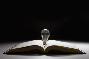 book and light bulb