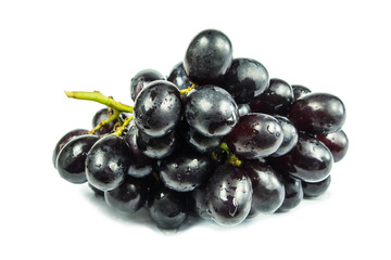 Grapes isolated on white background