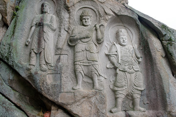 Seokbulsa temple statues