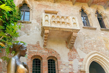 The courtyard of Juliet. Verona.