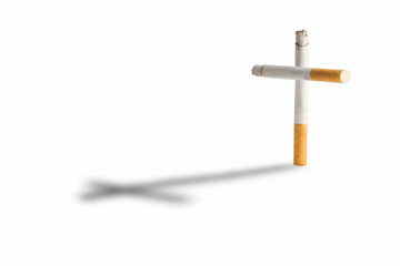 cigarettes like a cross