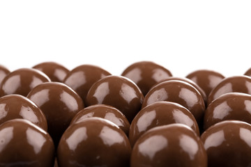 Multiple chocolate ball candies
