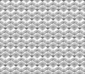 seamless abstract 3d background made of white polygonal  structures