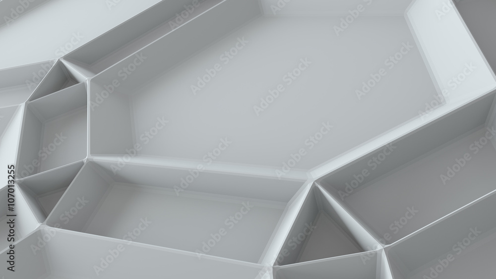Poster abstract 3d background with repeating pattern