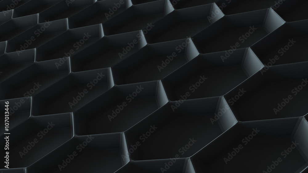 Poster abstract 3d background with repeating pattern
