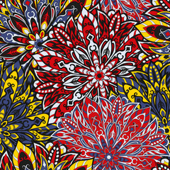 Seamless mandala pattern