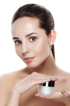 Girl sales face cream