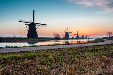 Kinderdijk in holland