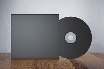Black disk - obrazy, fototapety, plakaty