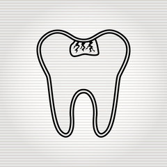 dental care icon design 
