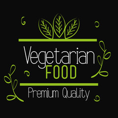 vegetarian food menu design 