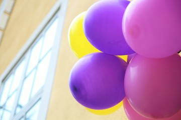 Colorful funny balloons