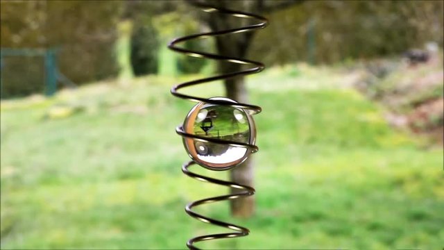 Glass ball spiral - cinemagraph