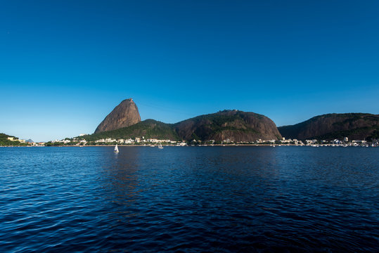 Sugarloaf Mountain in Rio de Janeiro is the Landmark of the City