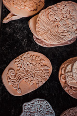 Kids crafts from clay