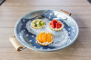Tart fruit with bright colors palatable.