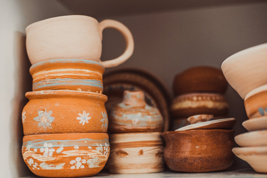 Products made of clay.