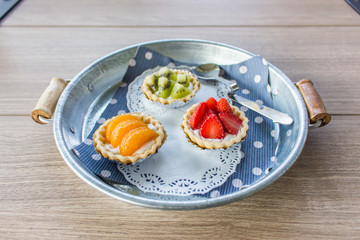 Tart fruit with bright colors palatable.