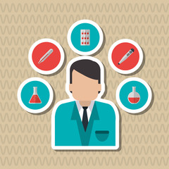 Doctor icon design , vector illustration