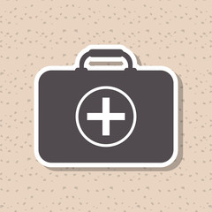 Obraz premium medical kit icon design