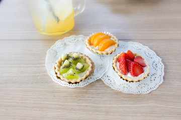 Tart fruit with bright colors palatable.