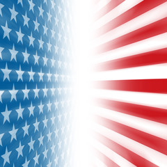 Stars and Stripes Perspective Background