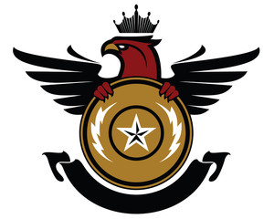 Naklejka premium Heraldic Eagle