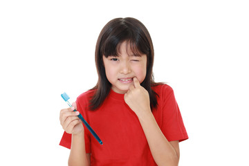 歯痛を訴える女の子