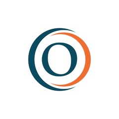 swoosh letter logo simple