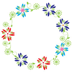 Vintage Floral Wreath