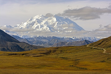 High Peak Above the Fall Tundra