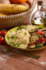 couscous con verdure grigliate
