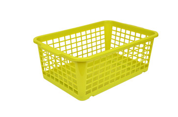 Green plastic basket