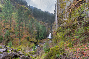 Wahclella Falls from Above