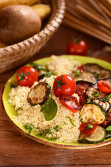 couscous con verdure grigliate