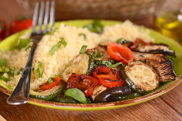 couscous con verdure grigliate