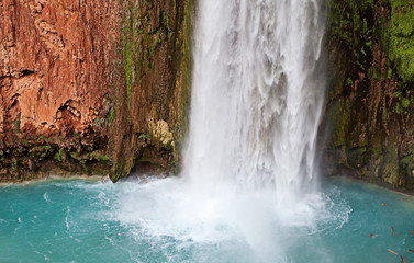 Fototapeta na wymiar Havasupai Waterfalls
